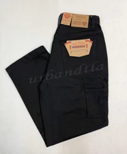 Men's Loose Fit Carpenter Denim Jeans Baggy Work Pants Size 30-44 Kno Betta