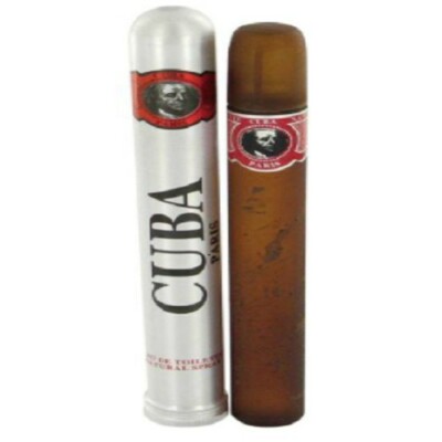 RED Cologne for Men  Cuba Paris  EDT Spray 35ml/1.17oz New  Tube