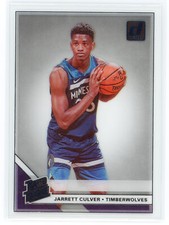 Jarrett Culver 2019-20 Clearly Donruss Rated Rookie Base Prizm RC #55 Knicks