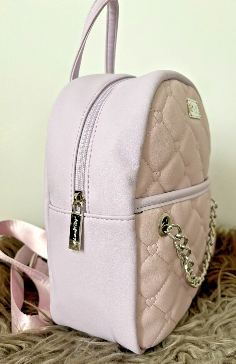 Luv Betsey Johnson Bag Quilted Vienna Backpack w/ Chain Soft  display picture 1