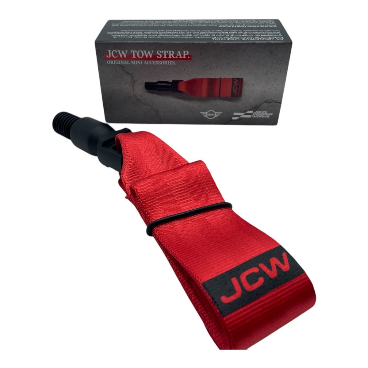 ミニJCWインタークーラー(Flex製)+ホースバンド×4点中古 Genuine John Cooper Works MINI JCW Tow Strap 72155B3a306 fits F65