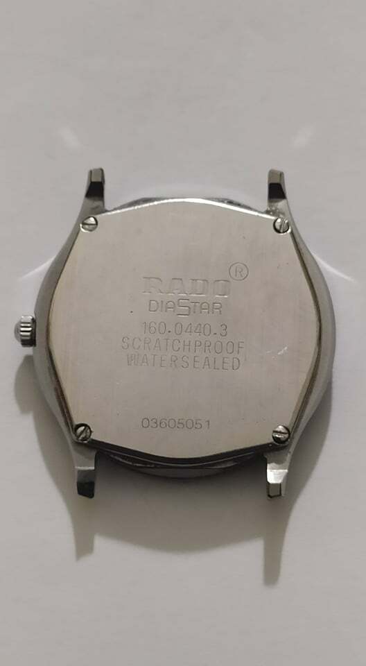Rado 160.0440.3 DiaStar Watch Swiss For part - Eta 256 041 - run