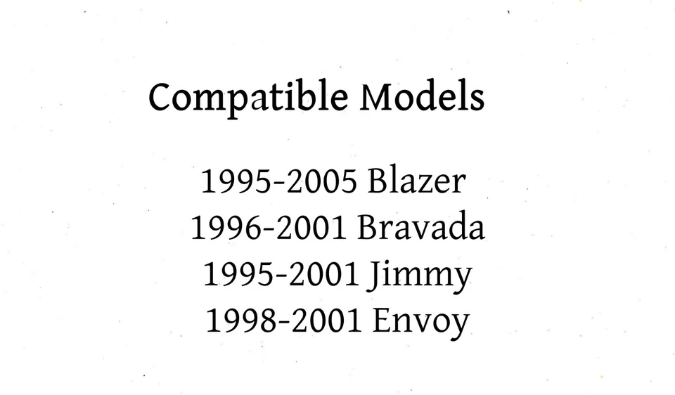 Se adapta a Blazer Bravada Jimmy Envoy Driver lado izquierdo ventilación trasera ventana vidrio Foto 3 de 4