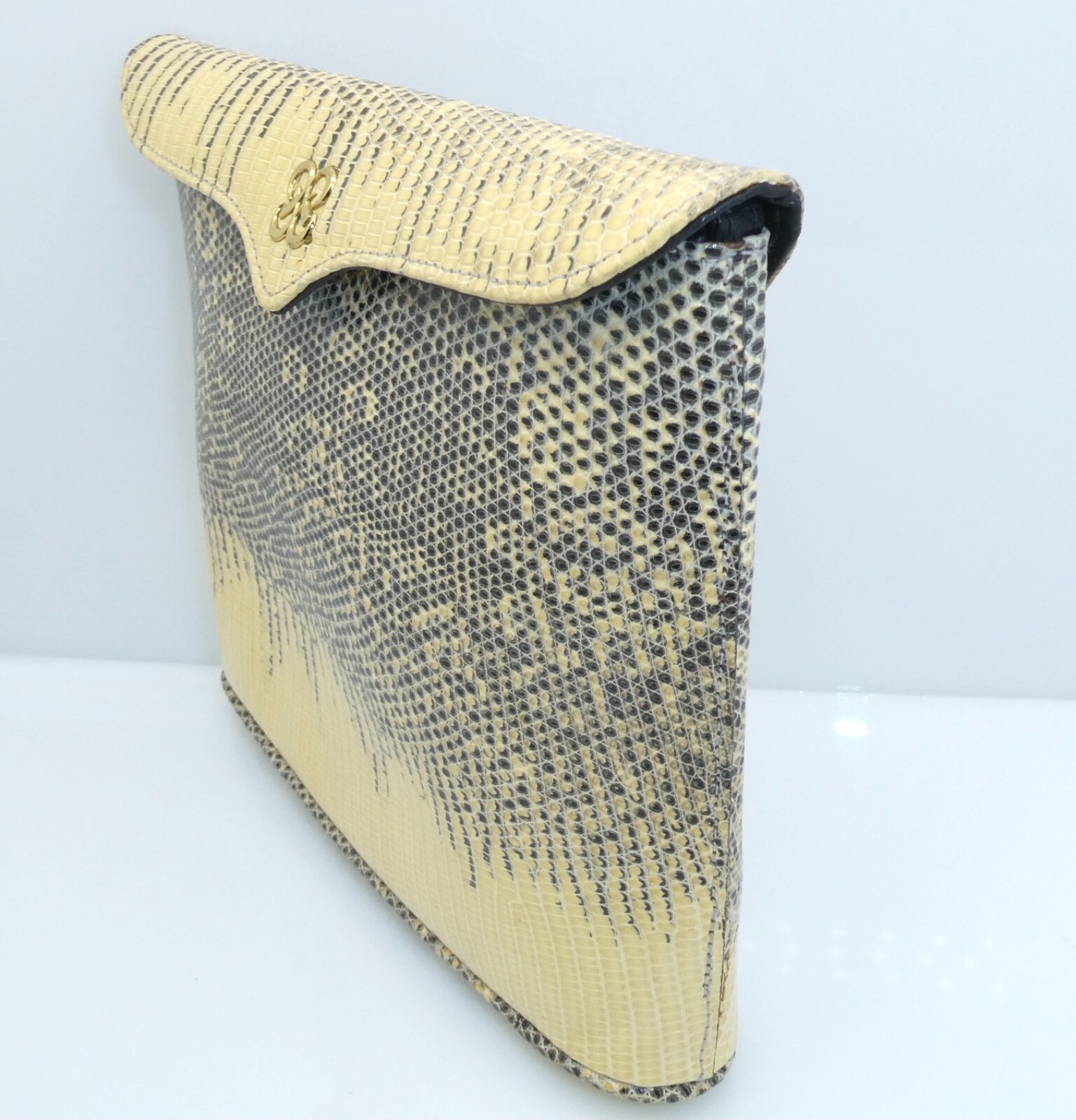 Vintage Maxima Genuine Python Snakeskin Ladies Ha… - image 4