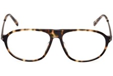 Tod's TO5285 052 Brown Havana Aviator Plastic Optical Eyeglasses Frame 57-14-140