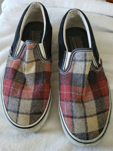 Vintage Pendleton Vans wool Slip on 