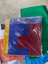 3x5 Ft Christian Flag Embroidered Outdoor Flag Nylon Premium - Gold Fringe