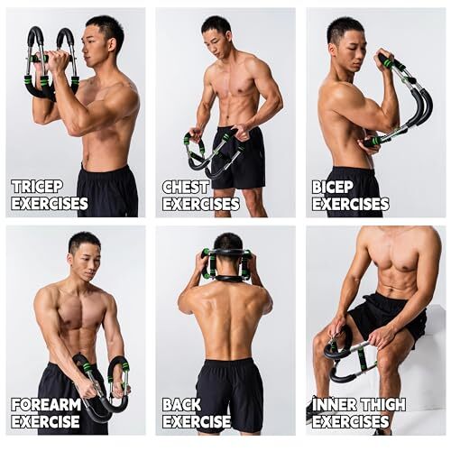 Gym Chest Expander Biceps Workout Arm Trainer U-Shape Twister Arm