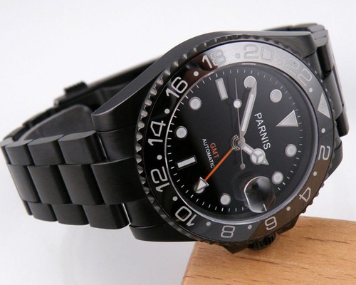 40mm Parnis Sapphire Crystal GMT Automatic Movement Men Mechanical Luxury Watch - Picture 38 of 40