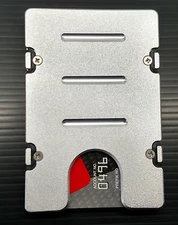 Billet Vault Universal Aluminum Wallet RFID protection silver anodized,Standard 