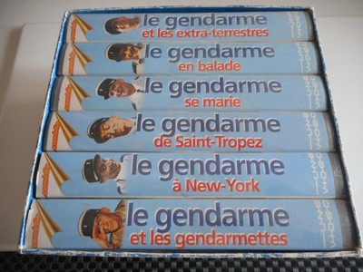 Coffret 6 Vhs Le Gendarme L Integrale Avec Louis De Funes Ebay