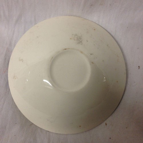 KNOWLES USA BLUE DELL FRUIT DESSERT SAUCE BOWL 5 1/2" KILNCRAFT KALLA BLUE LINES - Picture 3 of 3