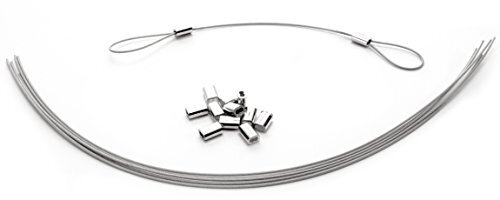 TetherTies Kabelbinder Silber 5er Pack | Selbstinstallationsset zum Selbermachen | Anpassbar... - Bild 2 von 7