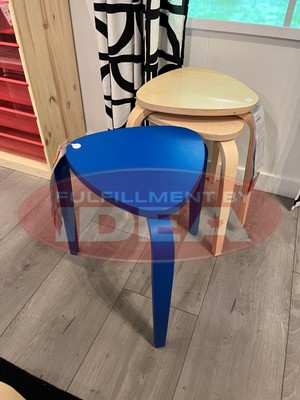 Brand New IKEA KYRRE Bright Blue Stool