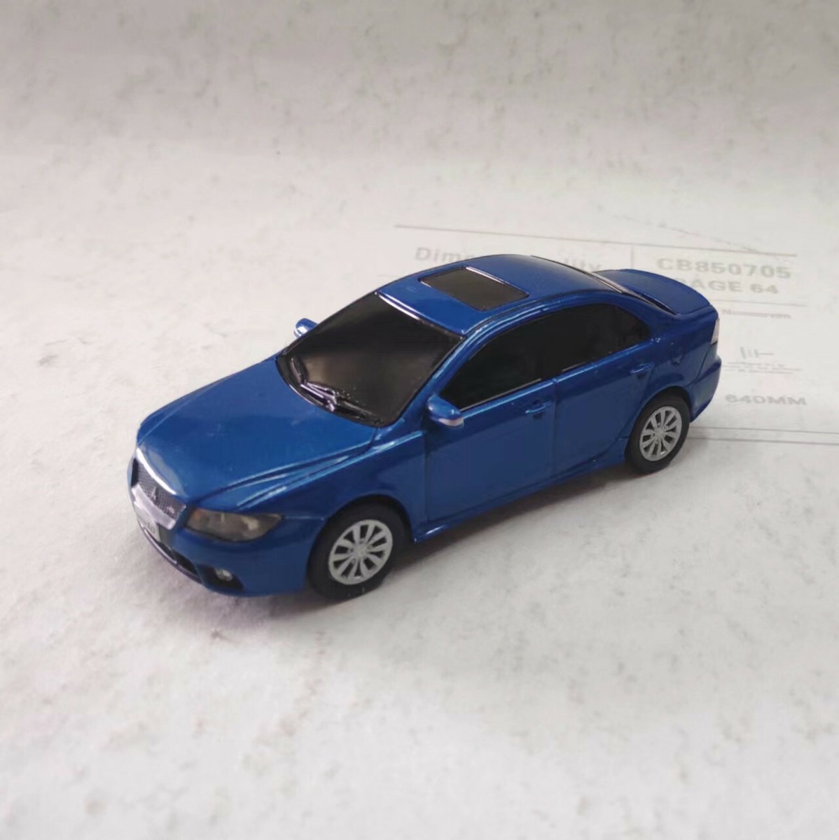 1/43 MITSUBISHI Lancer io car 2006 TaiWan Dealer Plastic Model