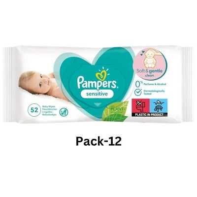 Pampers Sensitive Baby Wipes 52x12(624)