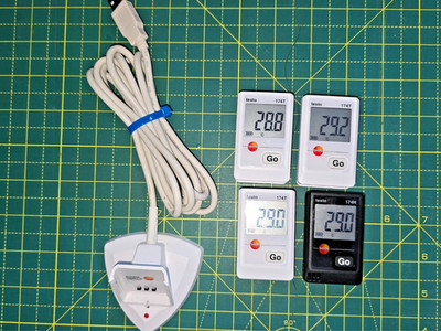 Testo 174T / 174H Datenlogger Set mit USB Interface Temperatur Feuchte