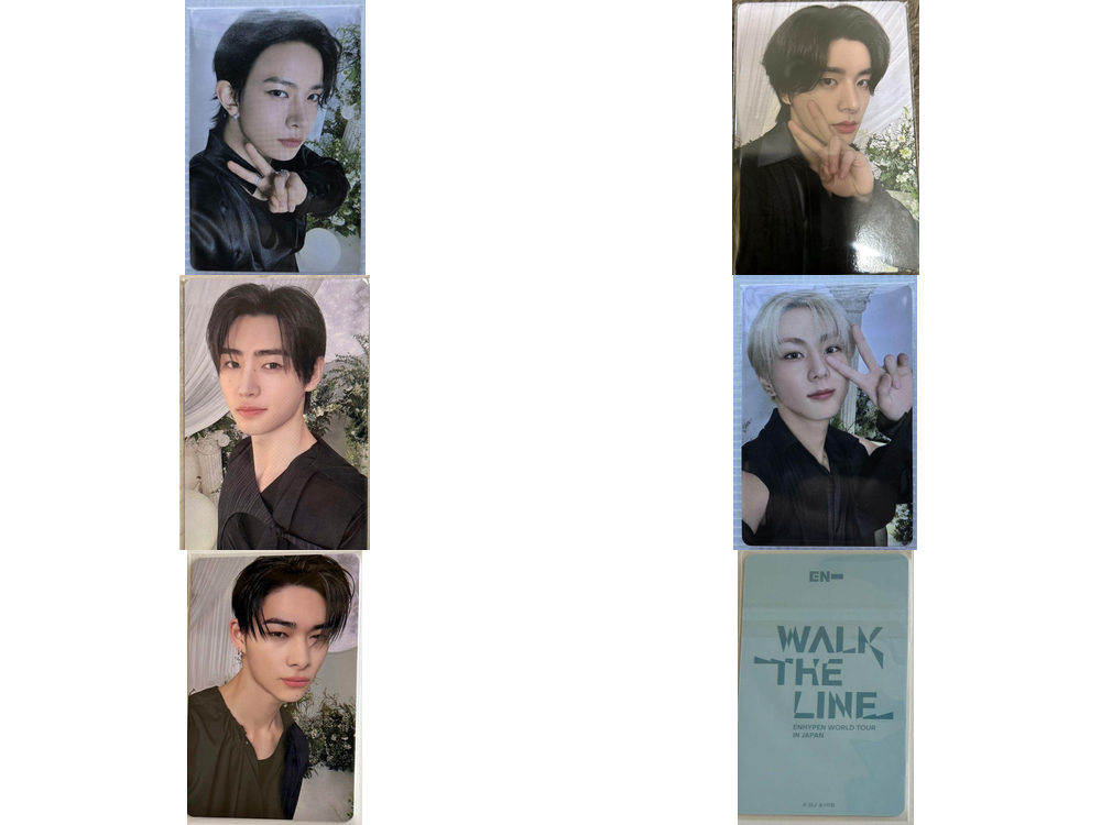 ENHYPEN POPUP WALK THE LINE IN JAPAN uniform Official Photo