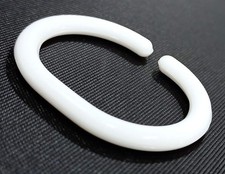 Shower Curtain Rings Plastic Material Bathroom Accessory 36 PCS