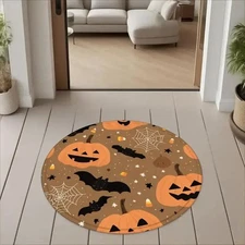 1 Flannel Floor Mat, Halloween Costume Party Theme, Halloween Floor Mat, Best Se