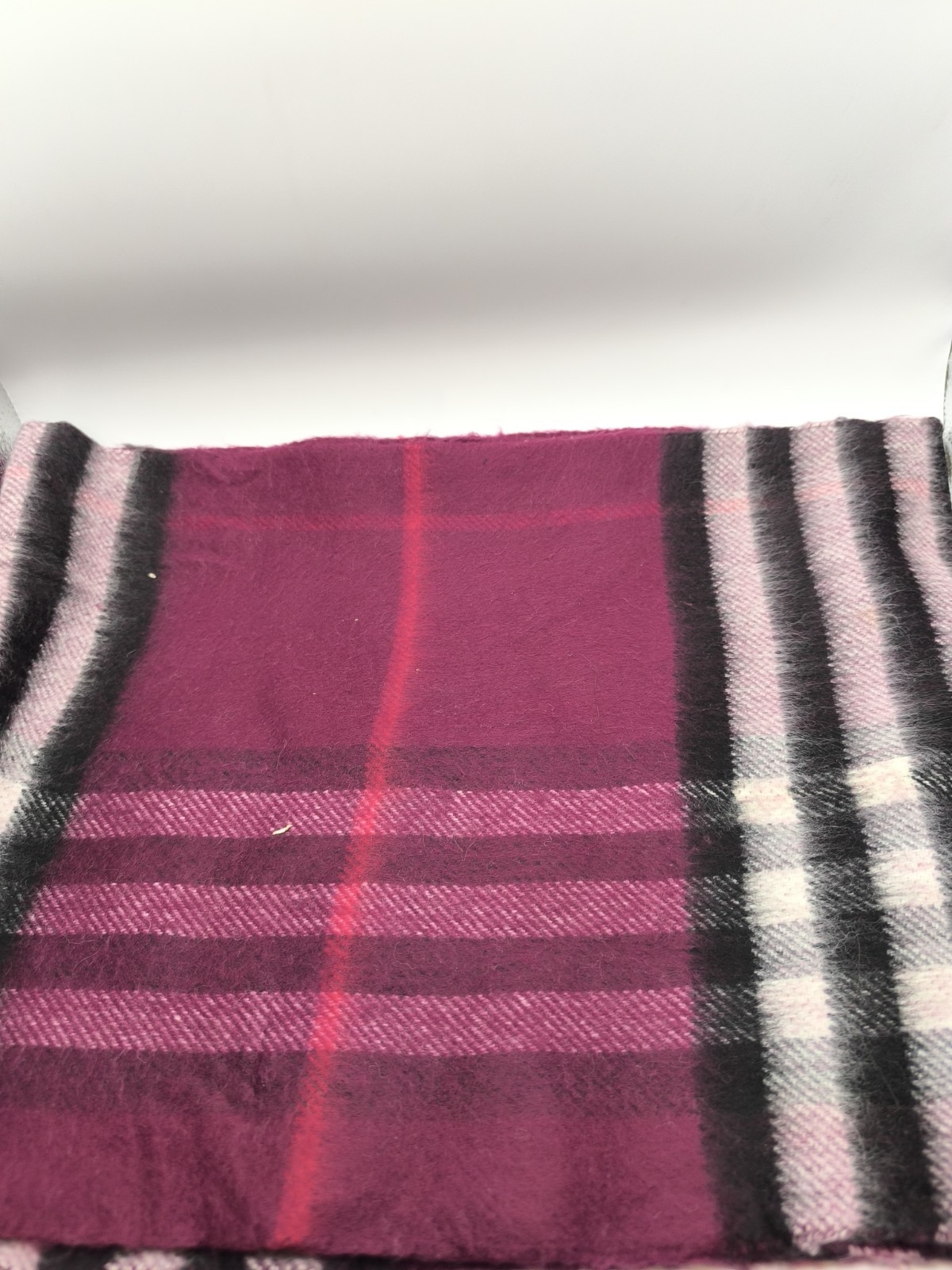 Burberry Y2K Vintage Reversible Scarf Grade C image 6