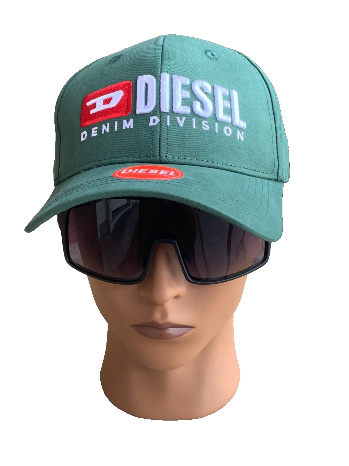 Only The Brave Denim Division Wintergreen Baseball cap w/White 3D embroidery