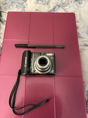 Canon PowerShot A590-Y2K Vibe Digital Camera-SD Card & New CR1220-Tested Mint