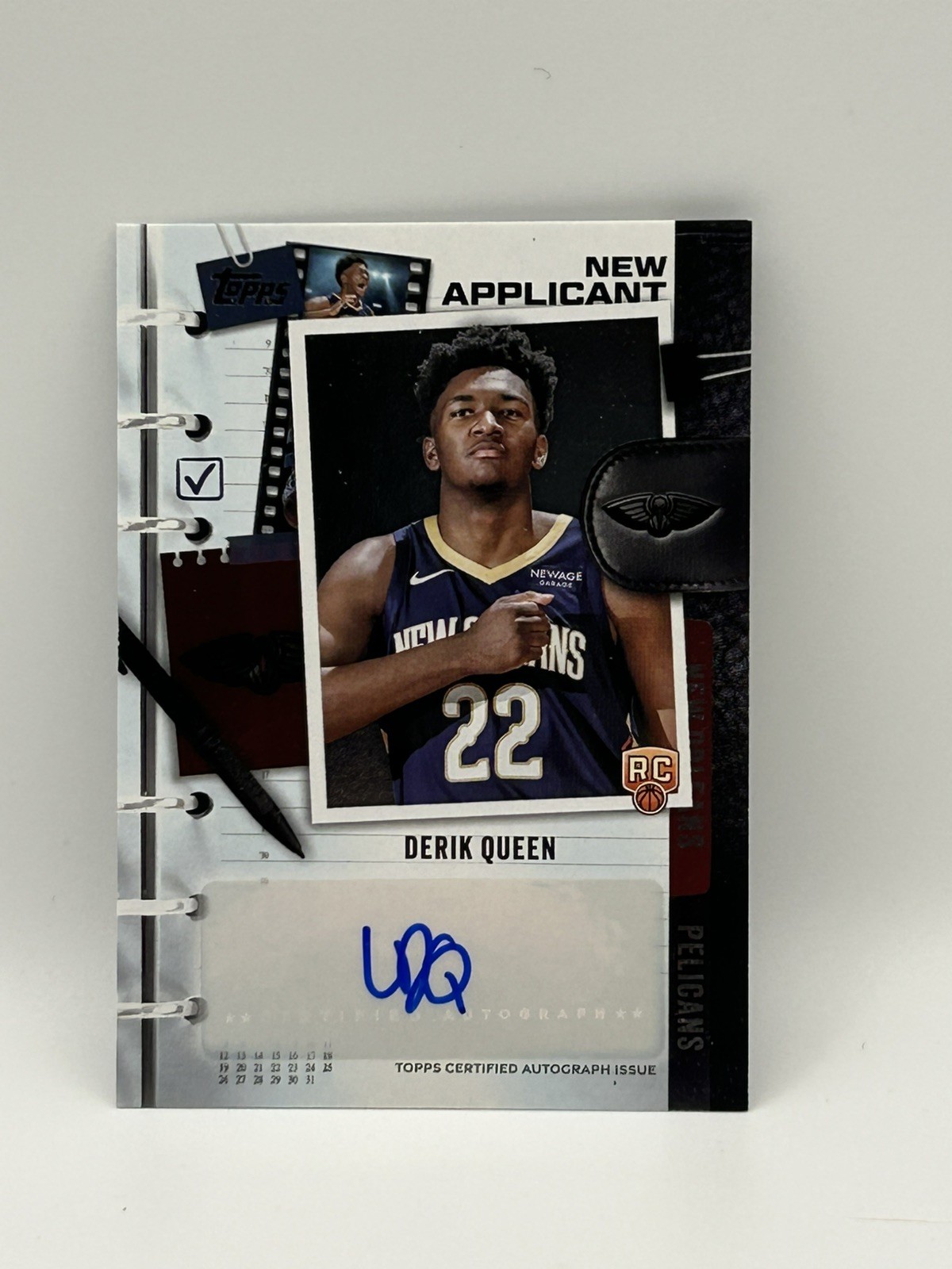 2025-26 Topps - New Applicants Autographs Derik Queen #NA-DK (AU, RC)