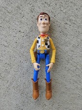 Disney Pixar Toy Story Sheriff Woody 9" Doll Poseable Joints W/O Hat Or Gun 2017