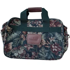 VTG Ricardo Beverly Hills Tote Floral Carry-On Duffle Luggage Santa Cruz Bag