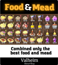 Valheim [PC/XBOX] ⭐Best Food & Mead packs