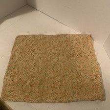 federa cuscino bambino giallo floreale vintage retrò groovy anni 70 fatta a mano 11” X 14”