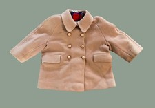 Vintage 1950's Child's Wool Coat by Gondard Tartan wool lining made in England