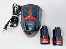 Bosch BC430 30-Minute Charger & 2x Bosch BAT4...