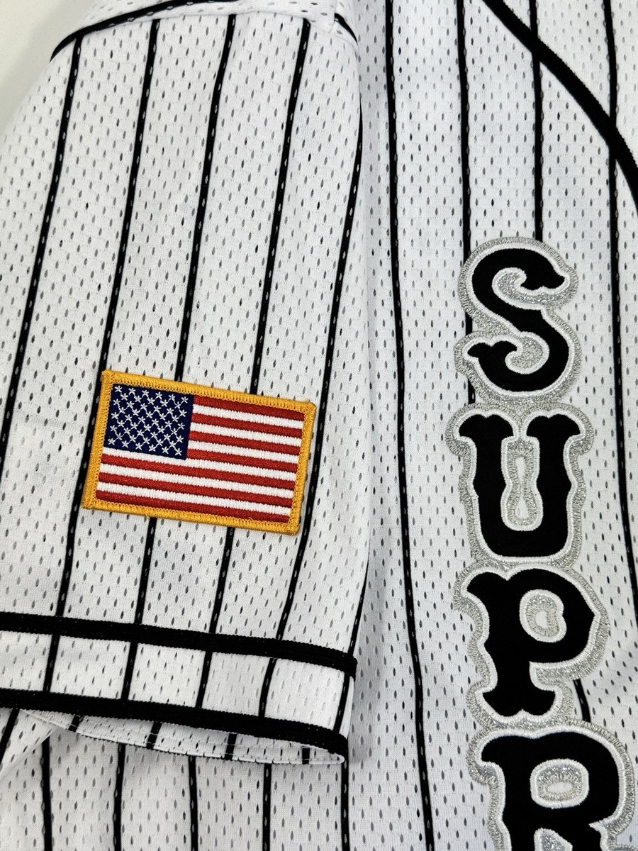 トップス Supreme Homerun Baseball Jersey Stripe Supreme Homerun Baseball Jersey White Stripe Size : L | eBay