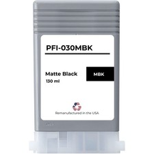 Replacement Ink Cartridge Compatible with Canon PFI-030 130ml Matte Black USA