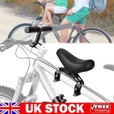 Front Mount Child Mountain Bike Seat Kids Safety Biycycle with Armrest & Pedal