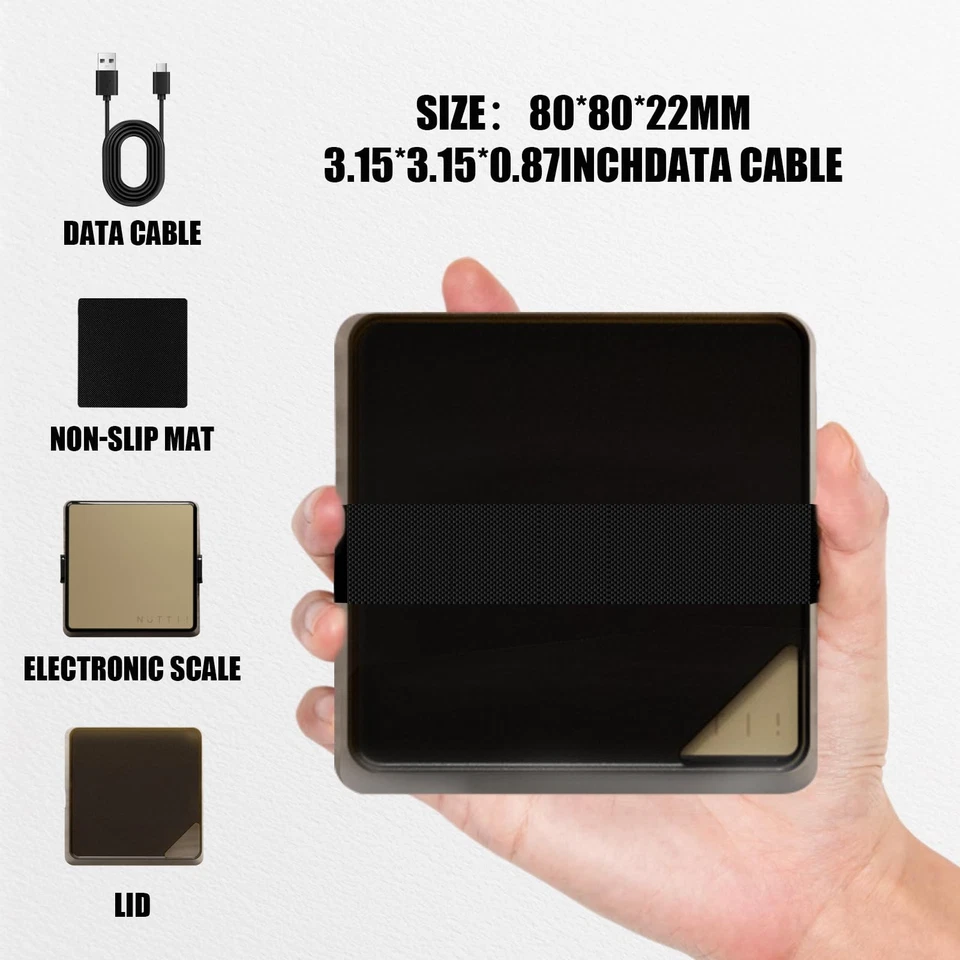 Báscula de café PRO - Báscula de café espresso recargable digital de precisión de 0,1 g con Ti... Foto 2 de 4