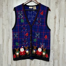 Bobbie Brooks Knit Christmas Vest