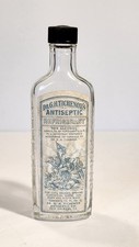 Vintage Dr. G.H. Tichenor's Antiseptic Refrigerant Medicine Bottle New Orleans