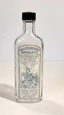 Vintage Dr. G.H. Tichenor's Antiseptic Refrigerant Medicine Bottle New Orleans