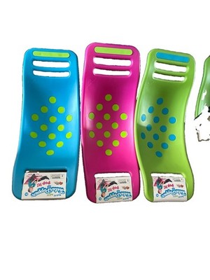 Fat Brain Toys Teeter Popper Blue/Pink/ Green balance Board Ages