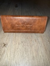 Robert Graham Sunglass Eyeglass Brown Faux Leather Case Magnetic Flip Top EUC