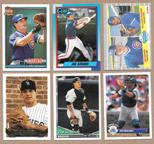 Joe Girardi 1989 Fleer RC #644, 1990 Topps RC #12, 1993 Gold & 4 more cards