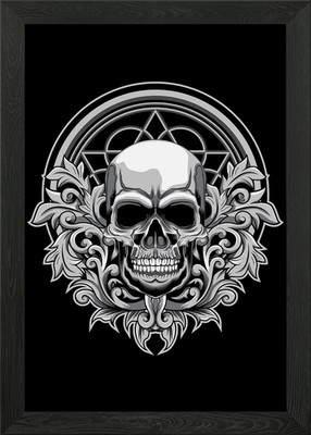 Ancient Warrior Framed Wall Art Poster Canvas Print Picture