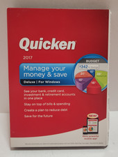 Intuit Quicken 2017 Deluxe For Windows Brand New Sealed READ BEFORE PURCHASING