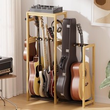 Guitar Stand, Guitar Rack for Acoustic, Bass, Electric Guitar, Multi Guitar D...