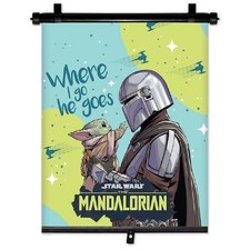 Star Wars Mandalorian Rückziehbarer Auto-Sonnenschutz – Einfache Installation