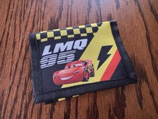 Boys Disney Pixar Cars Lighting McQueen Kids Trifold Wallet LMQ 95