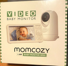 Momcozy BM01 Video Baby Monitor FHSS Pan Tilt VOX 4X Zoom Night Vision